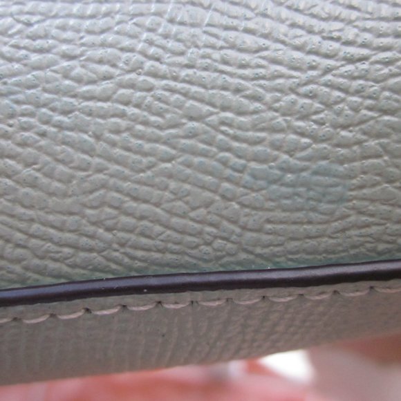 NEW LEATHER MINT GREEN COACH HANDBAG/TOTE WITH TAG - Picture 4 of 10